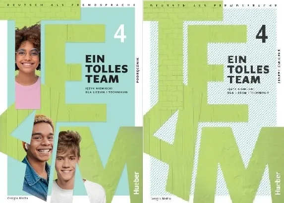 ZESTAW Ein Tolles Team 4 HUEBER Podręcznik + Ćwiczenie