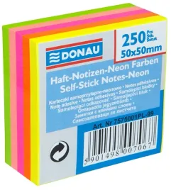 karteczki-samoprzylepne-bloczek-donau-neonowe-kostka-50x50mm-250-szt