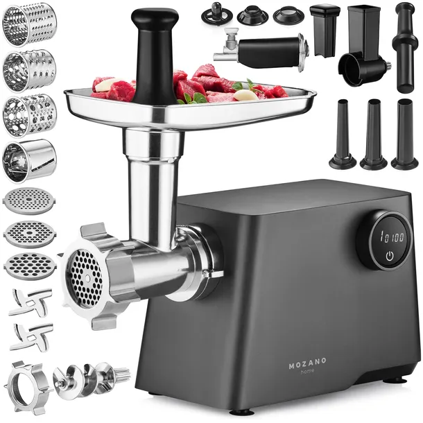 MASZYNKA DO MIĘSA 6w1 METALOWA SZATKOWNICA 31 ELEMENTÓW TITANCHEF 3000