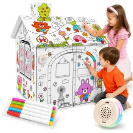 domek-kartonowy-do-kolorowania-xxl-dzwonek-led-muzyka-pisaki-dla-dzieci-diy