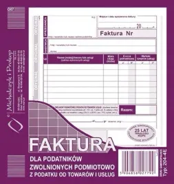 druk-faktura-vat-204-4e-2-3-a5-dla-podatnikow-zwolnionych-z-podatku