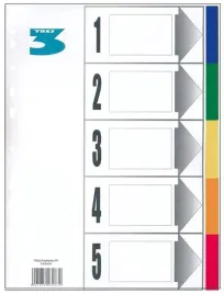 przekladki-biurowe-a4-do-segregatora-polipropylenowe-5-kolorow