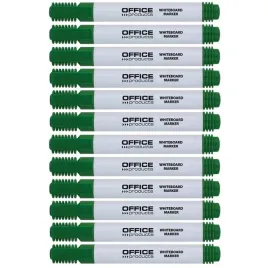 marker-office-products-do-tablic-zielony-okragly-1-3mm-szybkoschnacy-12-szt