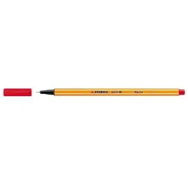 marker-cienkopis-mazak-pisak-czerwony-0-4mm-stabilo-point-88