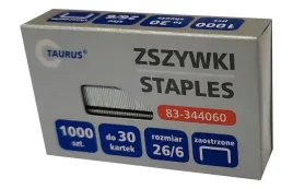 zszywki-26-6-taurus-1000szt