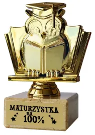 statuetka-sowa-prezent-matura-maturzystka-na-100percent-zakonczenie-roku-u355