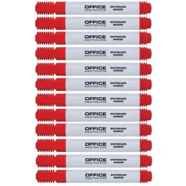 markery-office-do-tablic-czerwone-okragly-1-3mm-szybkoschnace-12-sztuk