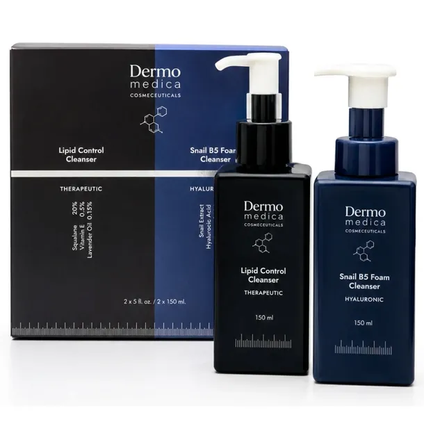 Dermomedica Zestaw Lipid Control Cleanser 150ml Snail B5 Foam Cleanser 150m