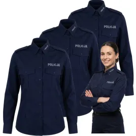 koszula-damska-sluzbowa-zestaw-3-szt-dlugi-rekaw-haft-napis-policja-36a