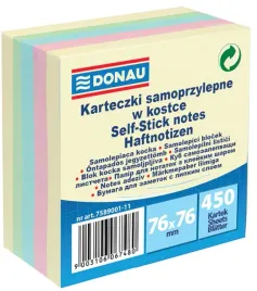 karteczki-samoprzylepne-notes-donau-76x76mm-450-kartek-kolory-pastelowe