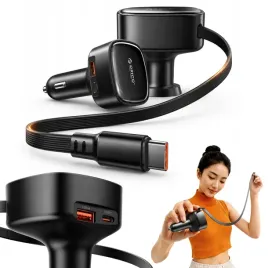 szybka-ladowarka-samochodowa-66w-3w1-usb-c-usb-a-zwijany-kabel-68cm-orico