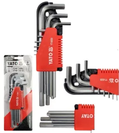 yato-yt-0500-klucze-imbusowe-hex-15-10-mm-9-szt