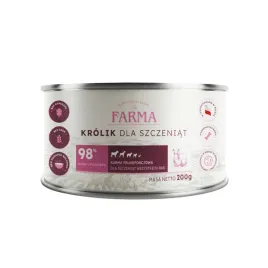 karma-mokra-dla-szczeniaka-monoproteinowa-krolik-98percent-miesa-200g-farma