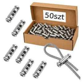 50x-mocowanie-linki-stalowej-typ-f-7x14mm-solidny-zacisk-do-oswietlenia