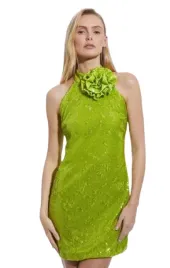karen-millen-sukienka-mini-zielona-z-cekinami-koktajlowa-40-b1f
