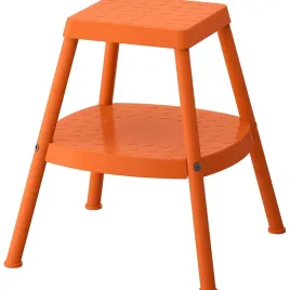 ikea-haddarp-taboret-ze-schodkiem-czterostronny-pomaranczowy
