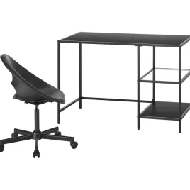 ikea-vittsjo-eldberget-zestaw-biurko-i-krzeslo-czarne