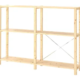 ivar-2-sekcje-polki-sosna-174x30x124-cm