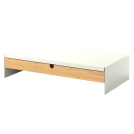 ikea-elloven-podstawka-pod-monitor-z-szuflada-biala-bambus