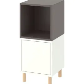 ikea-eket-szafki-z-nozkami-zestaw-bialy-ciemnoszary-drewno-70x35x80-cm