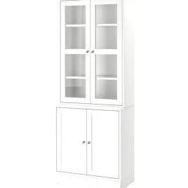 ikea-havsta-kombinacja-ze-szklanymi-drzwiami-biala-81x47x212-cm