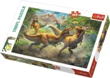 puzzle-160-elem-walczace-tyranozaury-trefl-okladka-pudelko