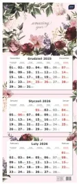 kalendarz-scienny-825x34-cm-trojdzielny-na-rok-2026-kwiaty