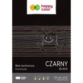 blok-techniczny-a4-czarny-170g-10ark-happy-color