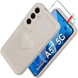 etui-do-samsung-a57-5g-silikonowe-matowe-serce-szklo-ochronne-9h