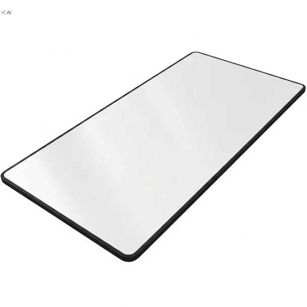 Blat do Biurka Flexispot 140x70cm Biały Czarna Obramówka Laminat