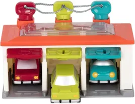 garaz-dla-autek-edukacyjny-z-kluczykami-3-samochody-sorter-ksztaltow