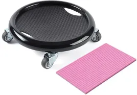 dysk-do-cwiczen-brzucha-ab-roller-29-cm-na-kolkach-z-mata-rozowa