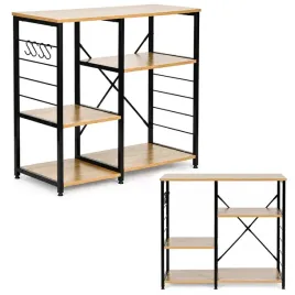 regal-kuchenny-szafka-do-przedpokoju-90-cm-polki-haczyki-loft-jasny-dab