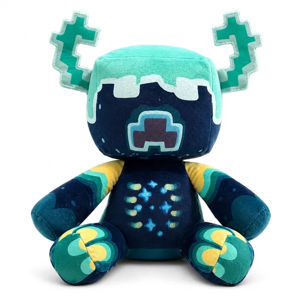DUŻA MASKOTKA MINECRAFT WARDEN NADZORCA PLUASZK 30 CM UNIKAT