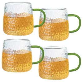 mg-home-szklanki-zlobione-kpl-4x350ml-zielone-komplet-szklanek