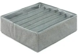 organizer-do-szafy-z-7-przegrodkami-szary-28x28x10-cm