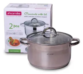 kamille-garnki-stalowy-z-pokrywka-szklana-24cm-6-5l