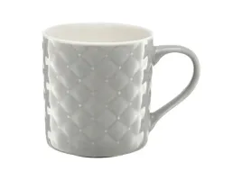 kubek-pikowany-porcelanowy-glamour-jasnoszary-ambition-420-ml
