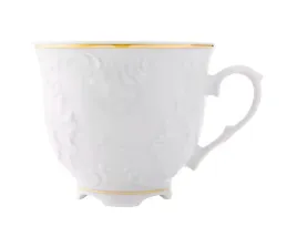 filizanka-biala-linia-zlota-rococo-cmielow-330-ml
