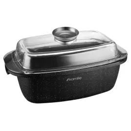 kamille-brytfanna-marmurowa-32-cm-5-5-l-szklana-pokrywka