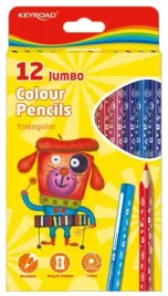 kredki-olowkowe-jumbo-keyroad-trojkatne-12-kolorow-miekki-grafit