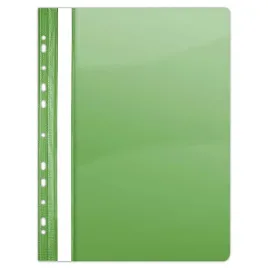 skoroszyt-a4-twardy-pvc-zielony-wpinany-do-segregatora-transparentny-10-szt