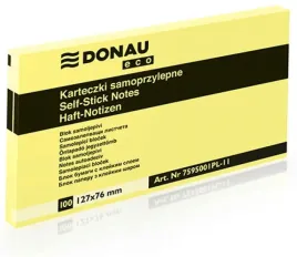 karteczki-samoprzylepne-bloczek-donau-eco-127x76-mm-100-szt-jasnozolte