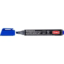 marker-permanentny-napelnialny-ze-scieta-koncowka-niebieski