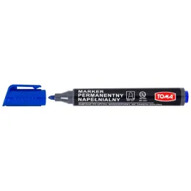 marker-permanentny-niebieski-pisak-mazak-napelnialny-wodoodporny-15mm