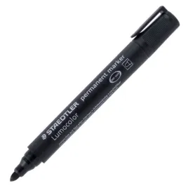marker-permanentny-z-okragla-koncowka-staedtler-lumocolor-czarny