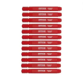 marker-permanentny-office-products-czerwony-1-3mm-szybkoschnacy-12-sztuk