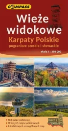 mapa-wieze-widokowe-karpaty-polskie-1-350-000-praca-zbiorowa