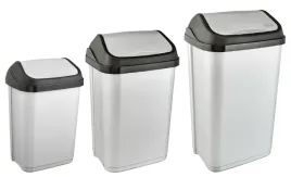 keeeper-zestaw-3-koszy-na-smieci-z-pokrywa-swantje-10l-25l-50l-srebrny