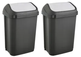 keeeper-kosz-na-smieci-z-uchylna-pokrywa-swantje-2-x-10-l-grafitowy